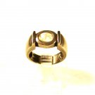 Vintage Silvertone Opalescent Ring Size 8 Unbranded 7815 Signed DGB Thailand