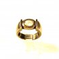 Vintage Silvertone Opalescent Ring Size 8 Unbranded 7815 Signed DGB Thailand