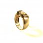 Vintage Silvertone Opalescent Ring Size 8 Unbranded 7815 Signed DGB Thailand