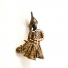 Vintage Sterling Silver Gold Vermeil Siam Dancer Brooch