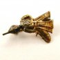 Vintage Sterling Silver Gold Vermeil Siam Dancer Brooch