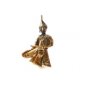 Vintage Sterling Silver Gold Vermeil Siam Dancer Brooch