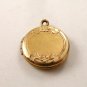 Vintage Victorian Gold tone Heart Locket Pendant