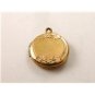 Vintage Victorian Gold tone Heart Locket Pendant