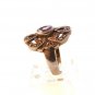Vintage Edwardian Silver Amythest Marcisites Ring Sz 8