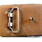Vintage CAT Diesel Power Leather Belt Buckle