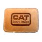 Vintage CAT Diesel Power Leather Belt Buckle