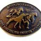 Vintage Running Strong for American Indian Youth Belt Buckle