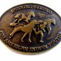 Vintage Running Strong for American Indian Youth Belt Buckle