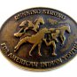 Vintage Running Strong for American Indian Youth Belt Buckle