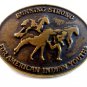 Vintage Running Strong for American Indian Youth Belt Buckle