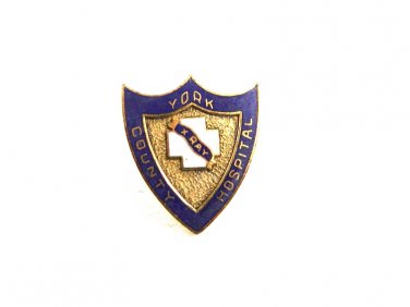 1960's York County Hospital X-Ray Pin 7114