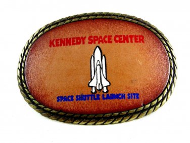 Kennedy Space Center Space Shuttle Launch Site Belt Buckle 11072013