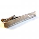 Vintage 1950 - 1960's Sterling Silver Tie Clasp Signed A&Z