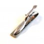 Vintage 1950 - 1960's Sterling Silver Tie Clasp Signed A&Z
