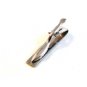 Vintage 1950 - 1960's Sterling Silver Tie Clasp Signed A&Z