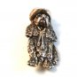 Vintage Esquivel and Fees Sterling Silver Dog Spaniel Cowboy Hat Brooch