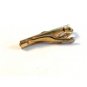Vintage 1950's - 1960's Gold Tone & Golden Topaz Tie Clasp by Swank