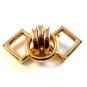 Vintage Art Deco Gold Tone Brooch