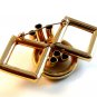Vintage Art Deco Gold Tone Brooch