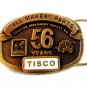 Vintage TISCO 5 Years All Makes All Parts  Belt Buckle