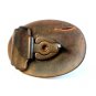 Vintage Brassy Western Cowboy Belt Buckle Made in U.S.A.