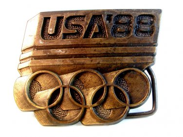 1988 U.S.A. Olympic 3Belt Buckle