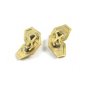 True Vintage  Deco Goldtone Initials NS Cufflinks By S & S 110714