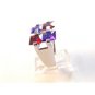 Vintage Sterling Silver Amythest Garnet Ring Sz 8