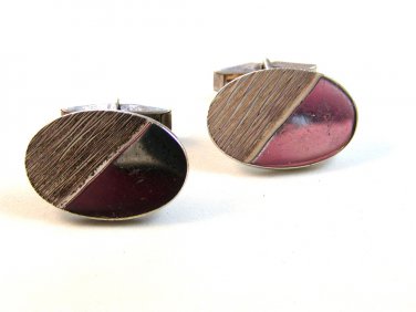 Vintage Retro Sterling Silver Cufflinks 10012013mn