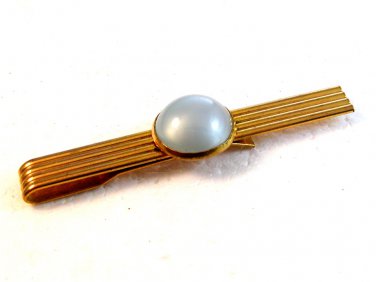 Vintage Gold Tone Art Deco Tie Clasp