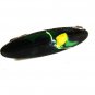 1940- 1960's Black Green Yellow Enameled Copper Tie Clasp 72414