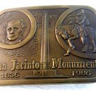 Vintage Texas San Jacinto Monument 1836 1986 Belt Buckle RJKB