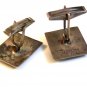 Vintage Siam Sterling Silver Niello Dancing Lady Cufflinks