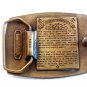 Vintage U.S.S. Arizona Memorial Pearl Harbor Belt Buckle