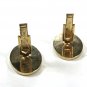 Vintage Silvertone Goldtone Black Automobile Jalopy Cufflinks Unbranded 72215