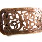 Sterling Silver w/ Gold Overlay Belt Buckle by Tusch New Orleans LA 62414