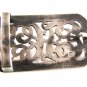 Sterling Silver w/ Gold Overlay Belt Buckle by Tusch New Orleans LA 62414