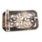 Sterling Silver w/ Gold Overlay Belt Buckle by Tusch New Orleans LA 62414