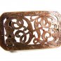 Sterling Silver w/ Gold Overlay Belt Buckle by Tusch New Orleans LA 62414