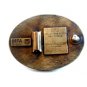 Vintage Second Loop Cattle Round Up Western Belt Buckle by Hawk Gallery