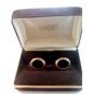 Vintage 1971 Avon Citation Classic Black Cuff Links MIB