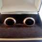 Vintage 1971 Avon Citation Classic Black Cuff Links MIB