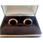 Vintage 1971 Avon Citation Classic Black Cuff Links MIB