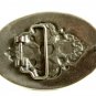 Ladies Clear & Black Rhinestones Belt Buckle Unmarked 092214