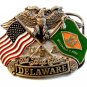 1992 The First State Delaware Belt Buckle Made in U.S.A.