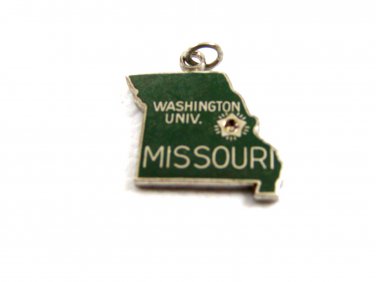 1960's Washington University Missouri Enameled Charm 61214