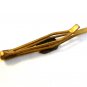 Vintage 1930's - 1950's Gold Tone Initials P. L. Tie Clasp
