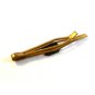 Vintage 1930's - 1950's Gold Tone Initials P. L. Tie Clasp