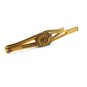 Vintage 1930's - 1950's Gold Tone Initials P. L. Tie Clasp